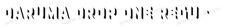Daruma Drop One Regu字体转换